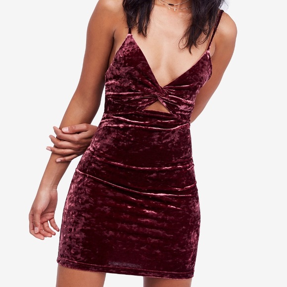 Free People Dresses & Skirts - 🎉HP🎉✨Free People Come Together Velvet Mini Dress